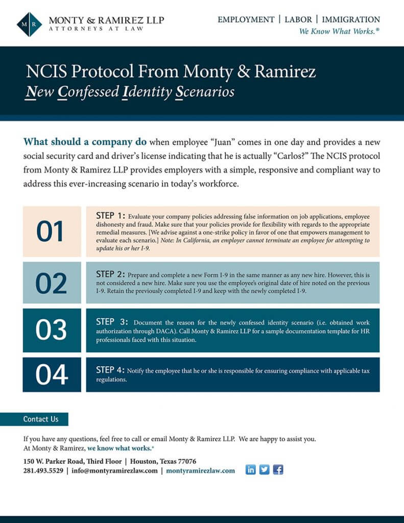 Ncis Protocol From Monty & Ramirez